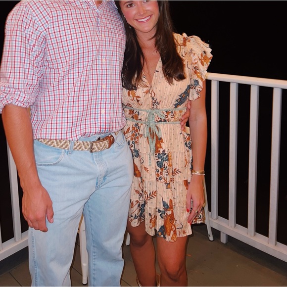 Ulla Johnson Marni Floral Print Ruffled Mini Dress in Size 2 - Picture 3 of 13